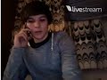 Louis talking to Harry on the phone