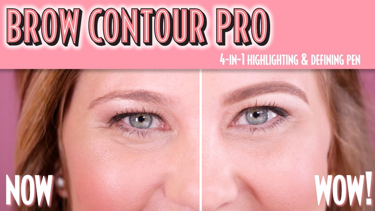 BROW CONTOUR PRO 4 In1 Defining Highlighting Pen YouTube
