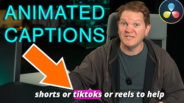 Make Your Videos POP! Animated Captions in DaVinci Resolve 20