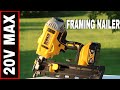 DEWALT 20V MAX CORDLESS 21 DEGREE FRAMING NAILER!! Model DCN21PL