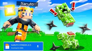 Minecraft but I am Naruto | minecraft naruto gameplay | minecraft naruto addon screenshot 5