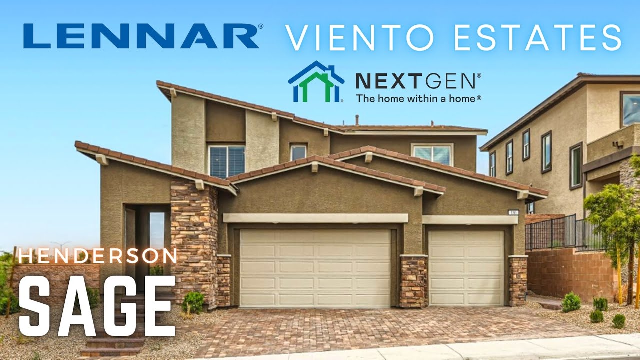 Next Gen New Luxury Homes for Sale in Henderson, Sage at Viento Estates