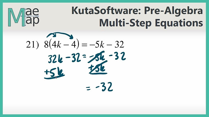 Kuta software infinite algebra 2 solving multi step equations