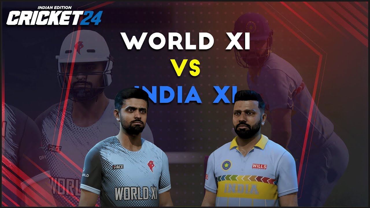 World Xi Takes on Team India Xi: Cricket 24 In Hindi |😍😍😍 - YouTube