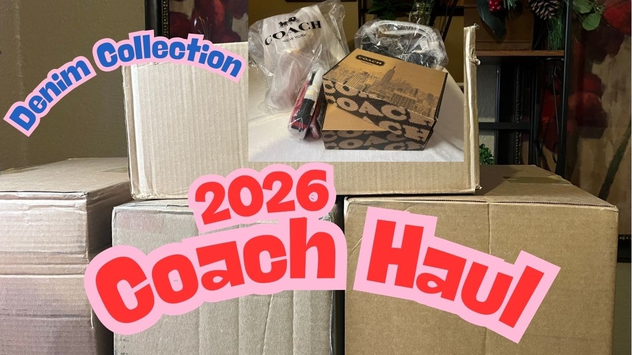 ❤️ Новые покупки Coach 28.01.2026 🖤 Джинсовая коллекция | Какие 7 вещей я купила?
