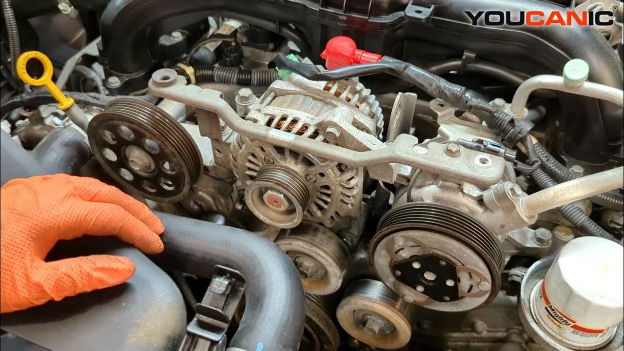 2012-2016 2.0 Subaru Impreza - Serpentine Belt Replacement - YouTube