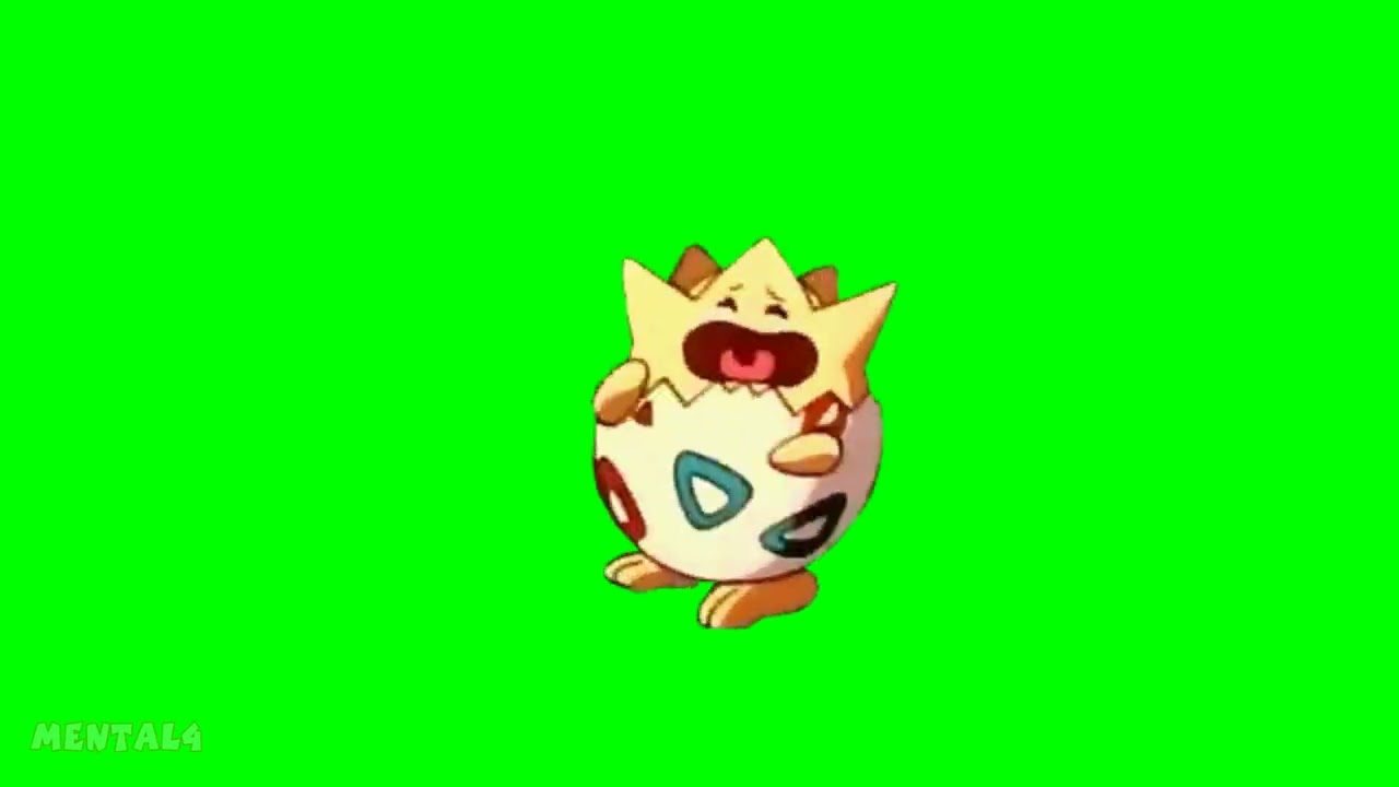Blue/Green Screen - Togepi Crying 01 - Anipok
