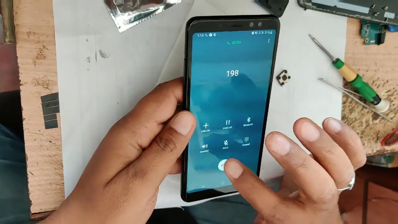 samsung-a8-ear-speaker-replace-youtube