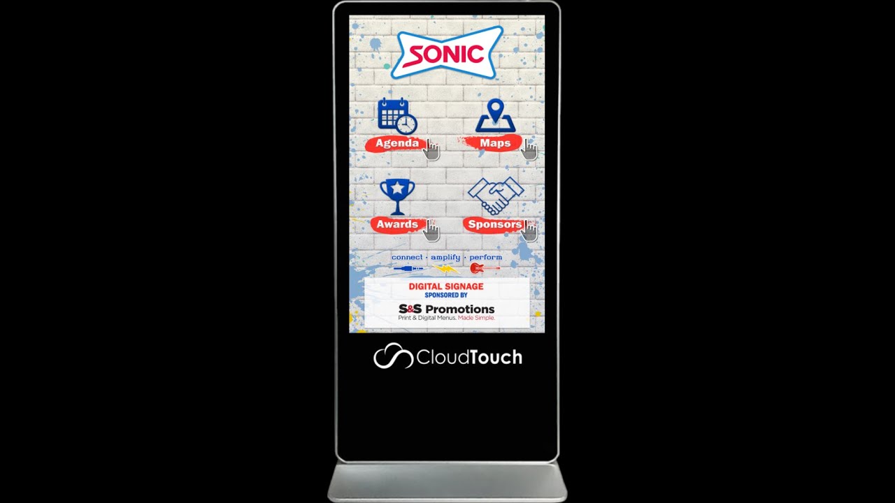 Event Touch Screen Kiosk Rental - Cloud Touch Live Event Kiosk Rentals - SONIC Demo