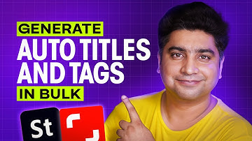 How to Generate Auto Titles & Tags for Stock Photos in Bulk Using Tagpicpro