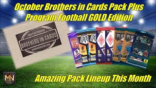 MORE FOOTBALL HOBBY PACKS 🔥 | October Brothers in Cards Pack Plus Program Gold