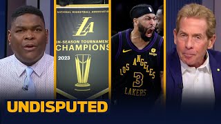 Lakers fall short vs. Knicks despite raising In-Season Tournament title banner | NBA | UNDISPUTED