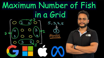 Maximum Number of Fish in a Grid | Leetcode 2658