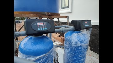 Cột lọc nước phèn Composite kèm van RUNXIN có chức năng xục rửa xả tự động cực kì tiện lợi đa năng