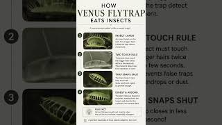 This Plant Eats Insects! 😱🌿 | Venus Flytrap Explained How Venus Flytrap Eats Insects 🪰🌱