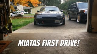 ITB Turbo Miata First Drive After Being Tuned!