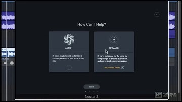 unmask and vocal assistant in Nectar 3