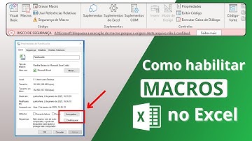 🔹[Excel] Como  Habilitar Macros no Excel - A Microsoft bloqueou a Execução de Macros