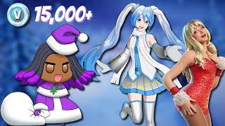 I Spent 15,000+ V-Bucks in Fortnite Winterfest 2025! (Spending Spree #10)