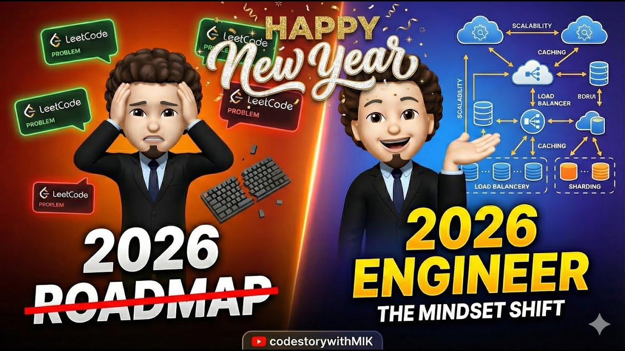 From Coder to Engineer: The Ultimate Roadmap & Mindset Shift | New Year 2026 | codestorywithMIK
