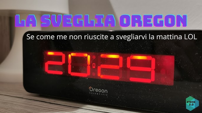 Sveglia da Comodino con Proiettore Ruotabile di 180 Gradi Sveglia Digitale  711181513165