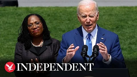 Watch again: Biden gives speech on Ketanji Brown Jackson Supreme Court appointment