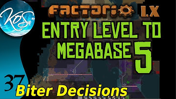 Factorio 1.X Entry Level to Megabase 5 - 37 - BITER DECISIONS! - Guide, Tutorial