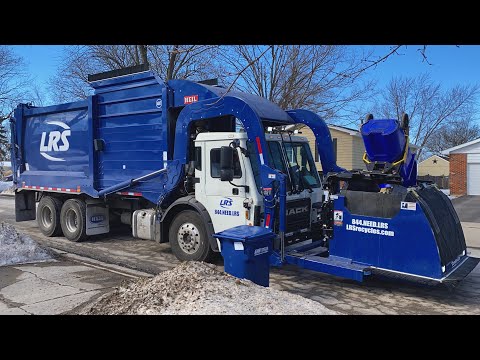 Lakeshore Recycling Systems’ New Look: Mack LR Heil Odyssey Curotto Can Garbage Truck
