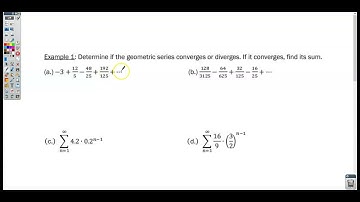 Section 10-2 Video 1- Working with Geometric Series