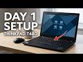 "Reconditioned ThinkPad T480 Setup + Must-Have Software & File Structure Tips"