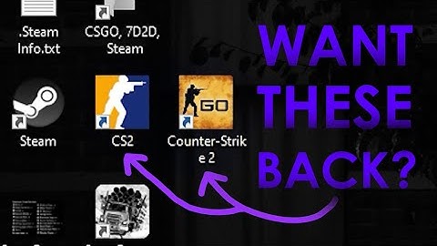 How to get CSGO and CS2 icon on Desktop (UPDATE)