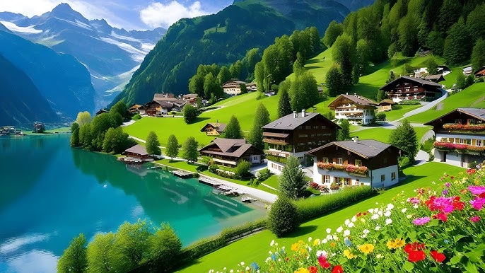 Bellos escenarios de Grindelwald, recorriendo un lugar con hermosos paisajes  en Suiza [04] - YouTube