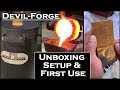 Melting COPPER At Home With A Devil-Forge: Unboxing, Setup & First Use