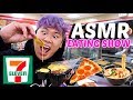 Eating LUNCH at 7-ELEVEN ASMR Mukbang Chili Cheese Nachos (Eating Show) WITH REAL SOUNDS!!!