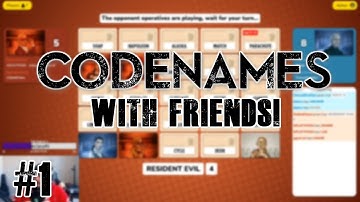 WHAT ARE THESE CLUES?! | Codenames w/ Friends: Ep. 1