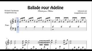 Balada para Adelina Partitura de Piano chords