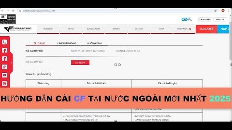 Hướng dẫn tài game đột kích tại nước ngoài MỸ, NHẬT, ANH, HÀN, SINGAPO mới nhất 2025