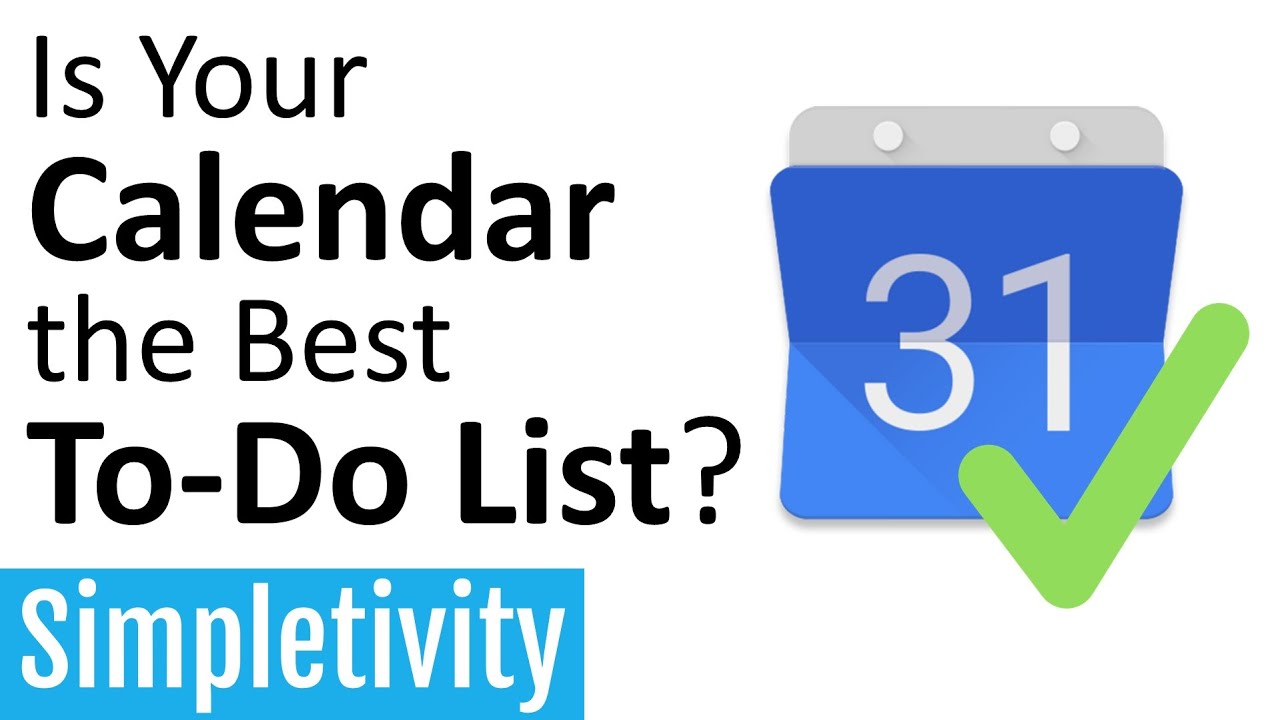 Is Your Calendar the Best ToDo List? (How to Add Tasks) YouTube