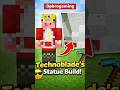 Minecraft Technoblade Status build 🐷👑 Easy Build | Opbrogaming