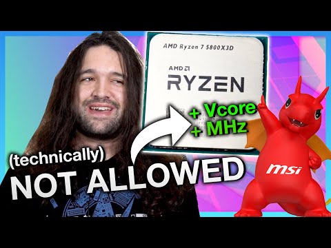 Breaking AMD's Rules: "Overclocking" the Ryzen 7 5800X3D (Kombo Strike)