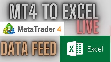 How To Take Live Data Feed From MT4 To Excel