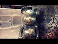 パスヘッド PUSHEAD BE@RBRICK SILVER 100% and 400% Collectible Set ベアブリック メディコムトイ