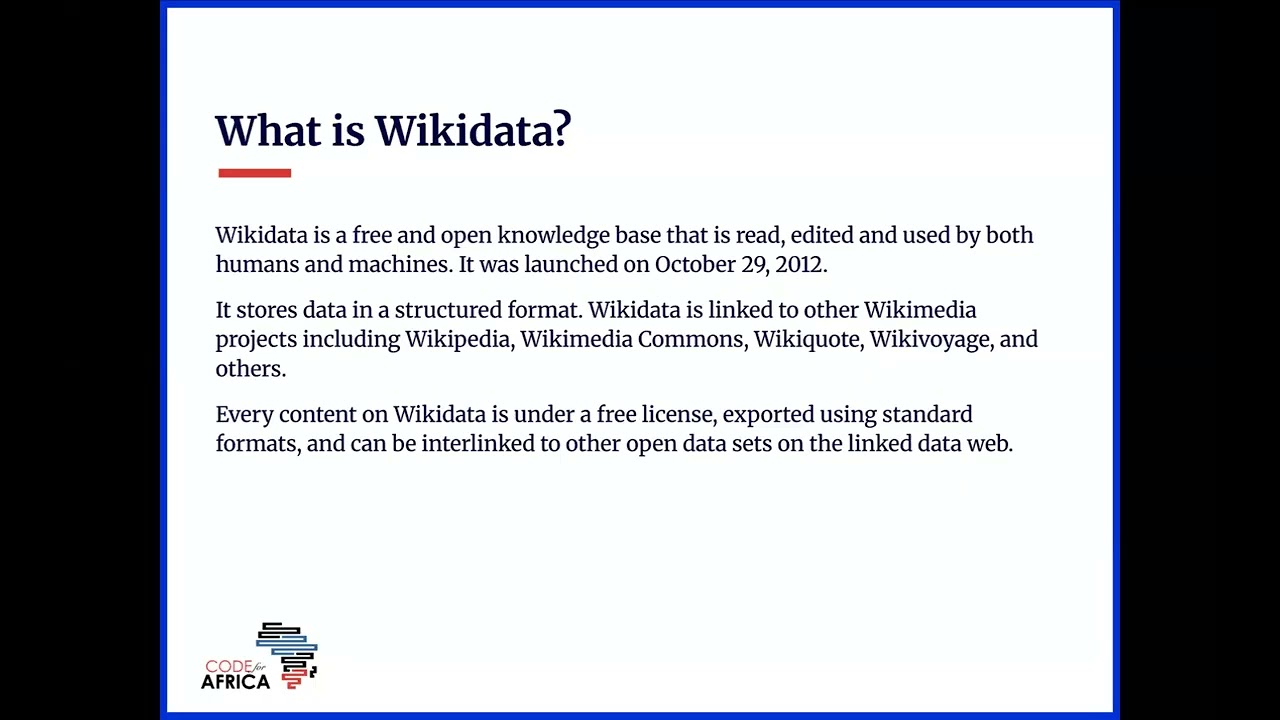 2026 On Wiki Skills Mentorship Program - Introduction to Wikidata