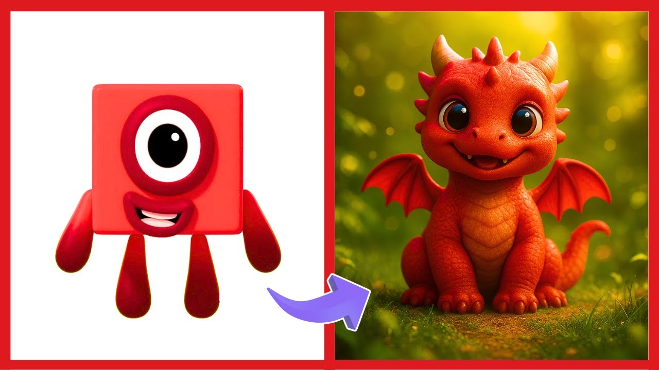 ПЕРСОНАЖИ ИЗ ЦИФРОВЫХ БЛОКОВ, НО В ВИДЕ МИЛЫХ ДРАКОНЧИКОВ!