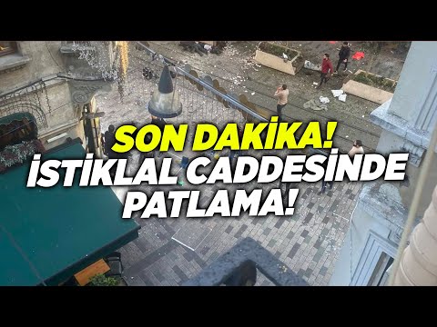 SON DAKİKA! TAKSİM'de PATLAMA! KRT OLAY YERİNDE YARALILAR VAR | KRT Haber