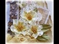 Flower Tutorial ~ Water Distressing