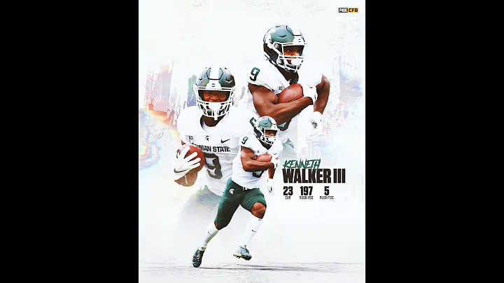 Michigan State RB Kenneth Walker III's 5-TD day against Michigan ignites social media, Heisman hype