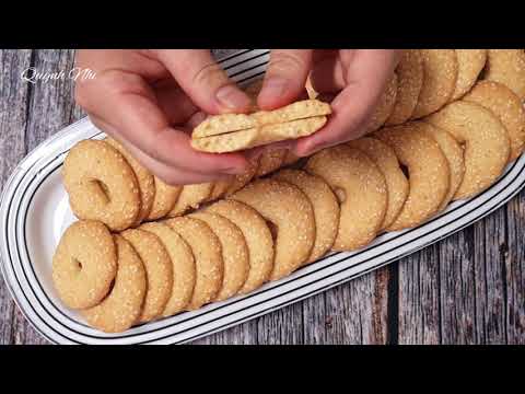 Video: Cách Làm Bánh Quy Mè Nhật Bản