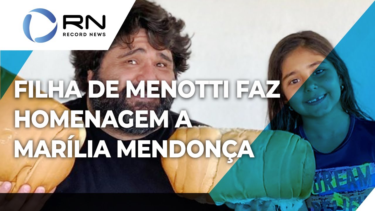 Filha de Menotti canta música de Marília Mendonça e chama a atenção