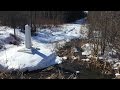 360° view of along Cdn.-U.S. border where asylum seekers are crossing illegally